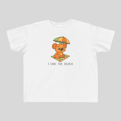 I love the Beach - Australian Toddler T-shirt - Kids clothes - aunt uncle gifts - aussie themed - australian baby
