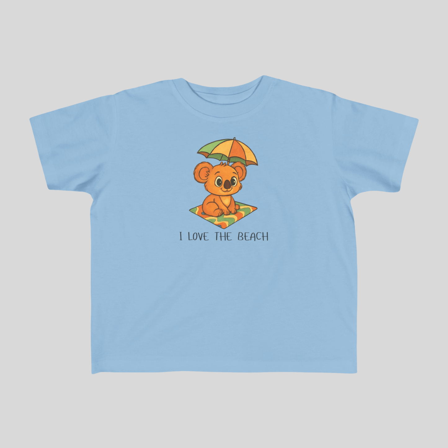 I love the Beach - Australian Toddler T-shirt - Kids clothes - aunt uncle gifts - aussie themed - australian baby