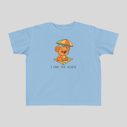 I love the Beach - Australian Toddler T-shirt - Kids clothes - aunt uncle gifts - aussie themed - australian baby