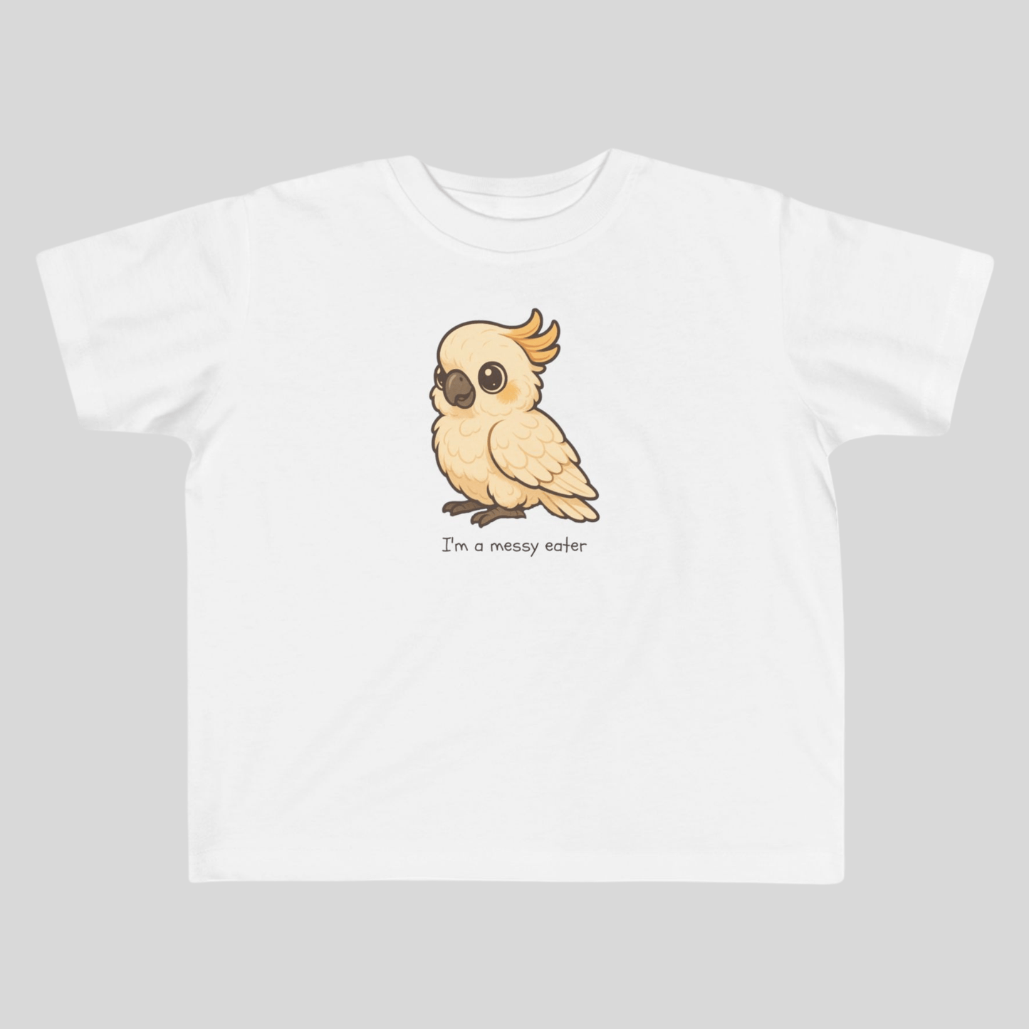 I'm a messy eater - Australian Toddler T-Shirt - Designs for Aussie Babys - Kids clothes