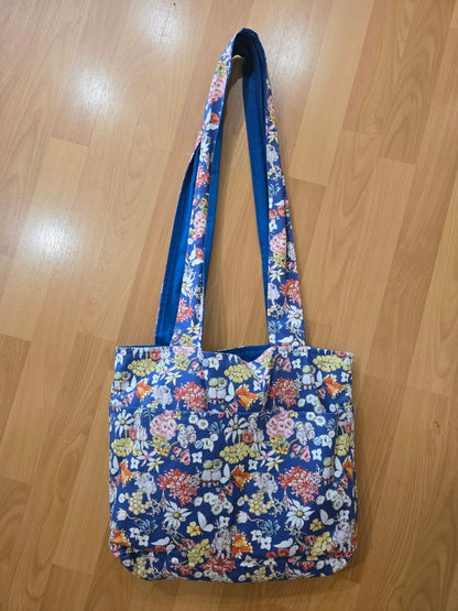 Large Handmade Fabric Tote Bag with Pockets – Made to Order - Tote Bag - custom gifts - fabric tote bag - handmade australia