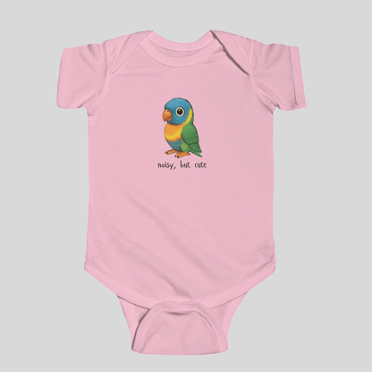 Noisy, but cute - Australian Baby Bodysuit (Lenny the Lorikeet) - Kids clothes - aunt uncle gift - australian baby - baby