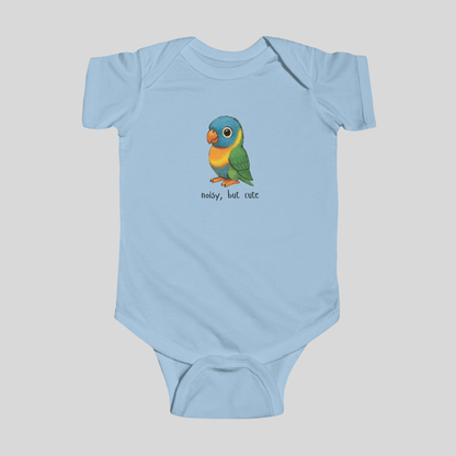 Noisy, but cute - Australian Baby Bodysuit (Lenny the Lorikeet) - Kids clothes - aunt uncle gift - australian baby - baby
