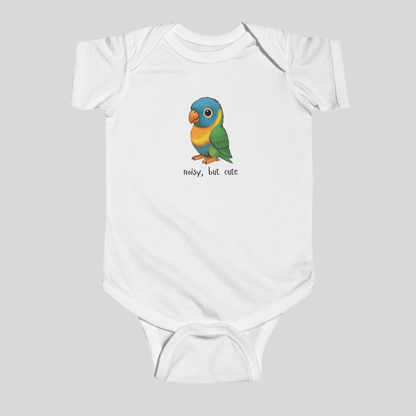 Noisy, but cute - Australian Baby Bodysuit (Lenny the Lorikeet) - Kids clothes - aunt uncle gift - australian baby - baby
