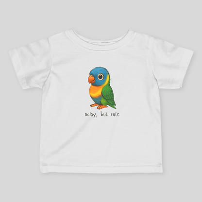 Noisy, but cute - Australian Baby T-Shirt (Lenny the Lorikeet) - Kids clothes - australian baby - baby shower gift - baby t-shirt