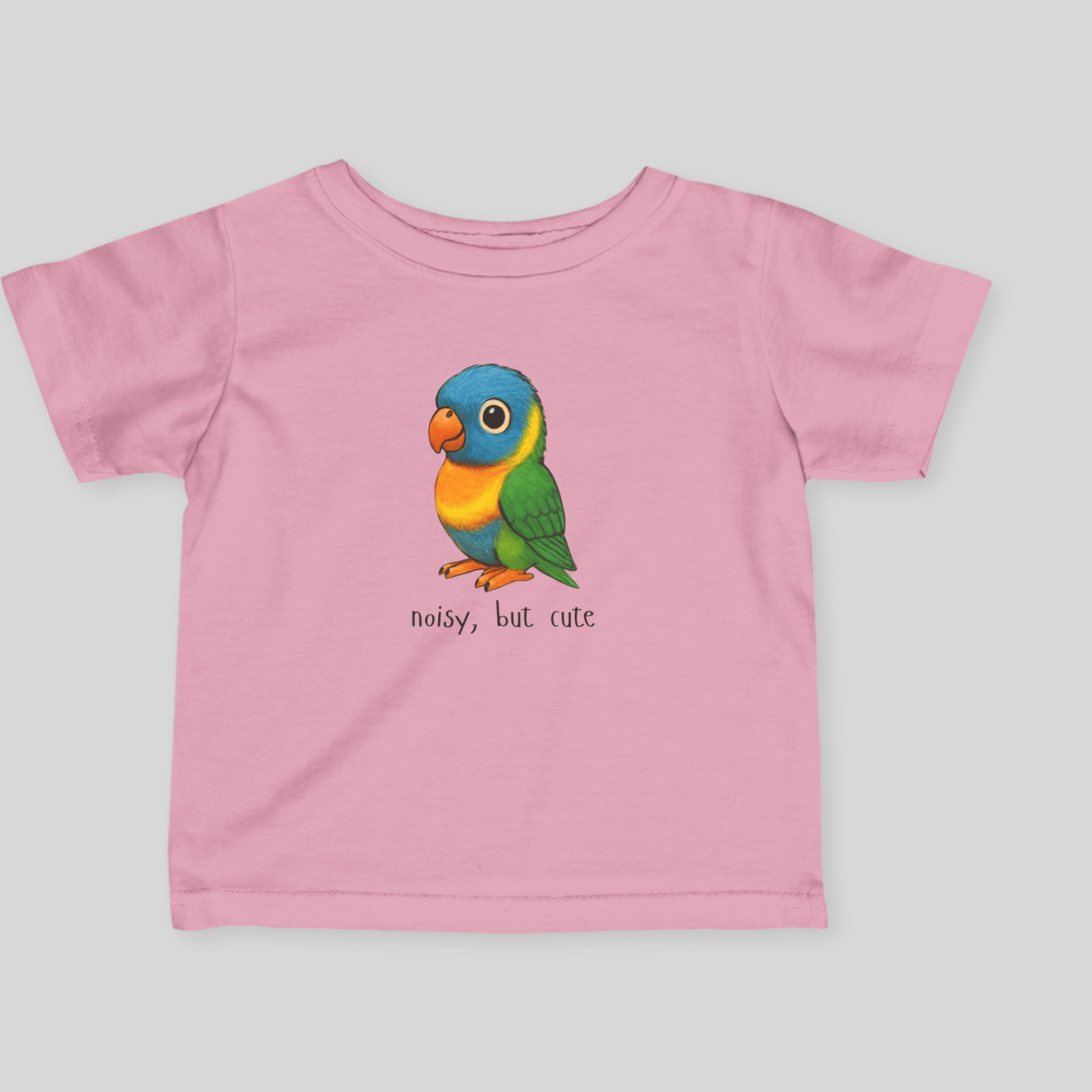 Noisy, but cute - Australian Baby T-Shirt (Lenny the Lorikeet) - Kids clothes - australian baby - baby shower gift - baby t-shirt