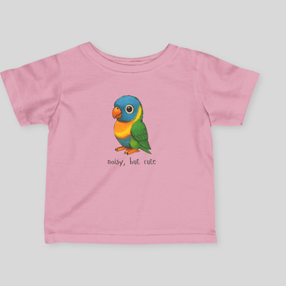 Noisy, but cute - Australian Baby T-Shirt (Lenny the Lorikeet) - Kids clothes - australian baby - baby shower gift - baby t-shirt