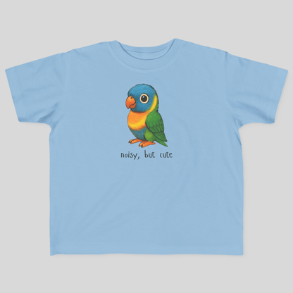 Noisy, but cute - Australian Toddler T-Shirt (Lenny the Lorikeet) - Kids clothes - aunt uncle gift - aussie baby clothes