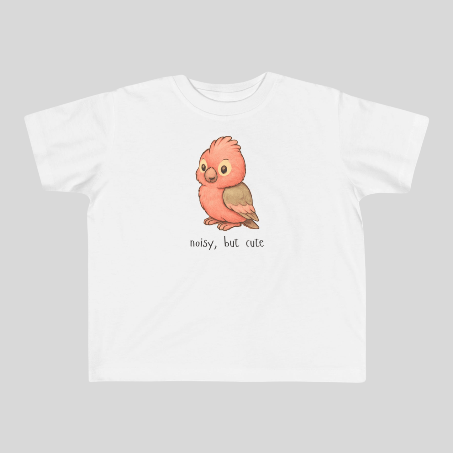 Noisy, but cute - Australian Toddler T-shirt (Lucy the Galah) - Kids clothes - aunt uncle gifts - aussie themed - australian
