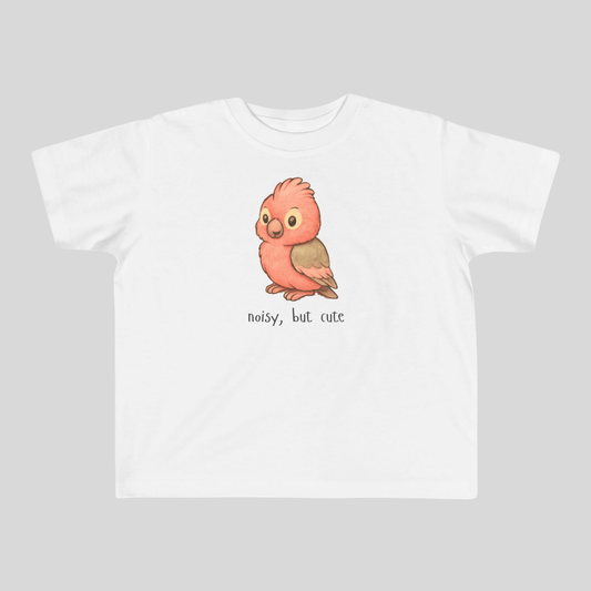 Noisy, but cute - Australian Toddler T-shirt (Lucy the Galah) - Kids clothes - aunt uncle gifts - aussie themed - australian