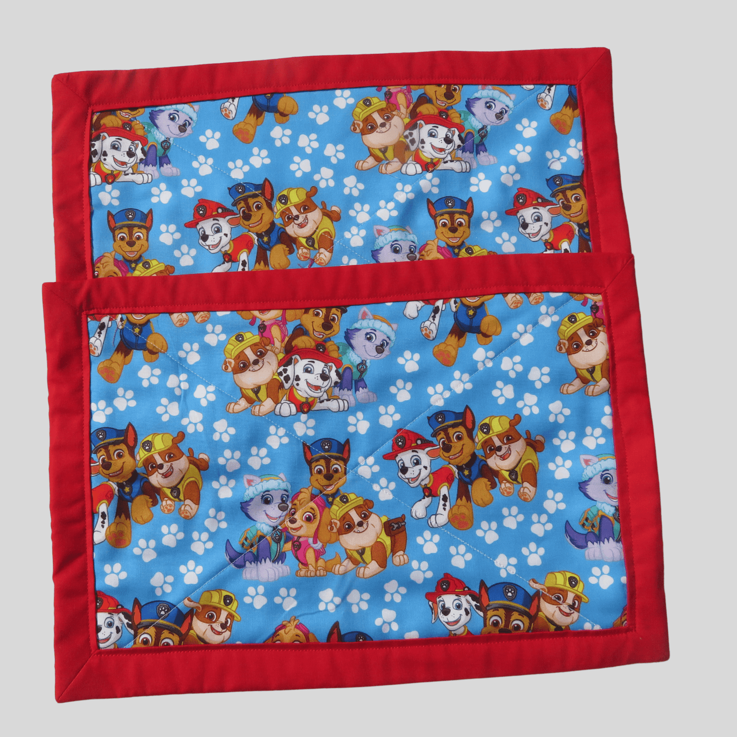 Paw Patrol Placemats - Set of 2 - Soft & Washable - Kitchen Accessories - adult gifts - aunt uncle gifts - birthday gift kids