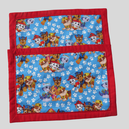 Paw Patrol Placemats - Set of 2 - Soft & Washable - Kitchen Accessories - adult gifts - aunt uncle gifts - birthday gift kids