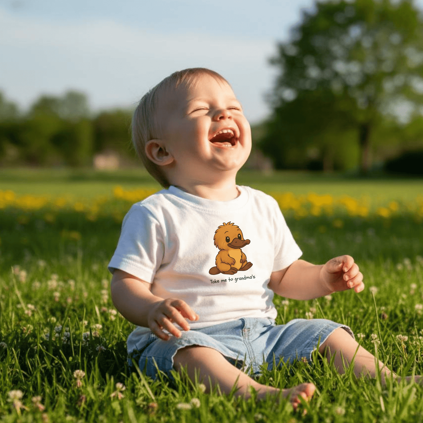 Take Me to Grandma's - Australian Baby T-Shirt (personalisable) - Baby T-shirt - aunt uncle gifts - aussie baby gifts -
